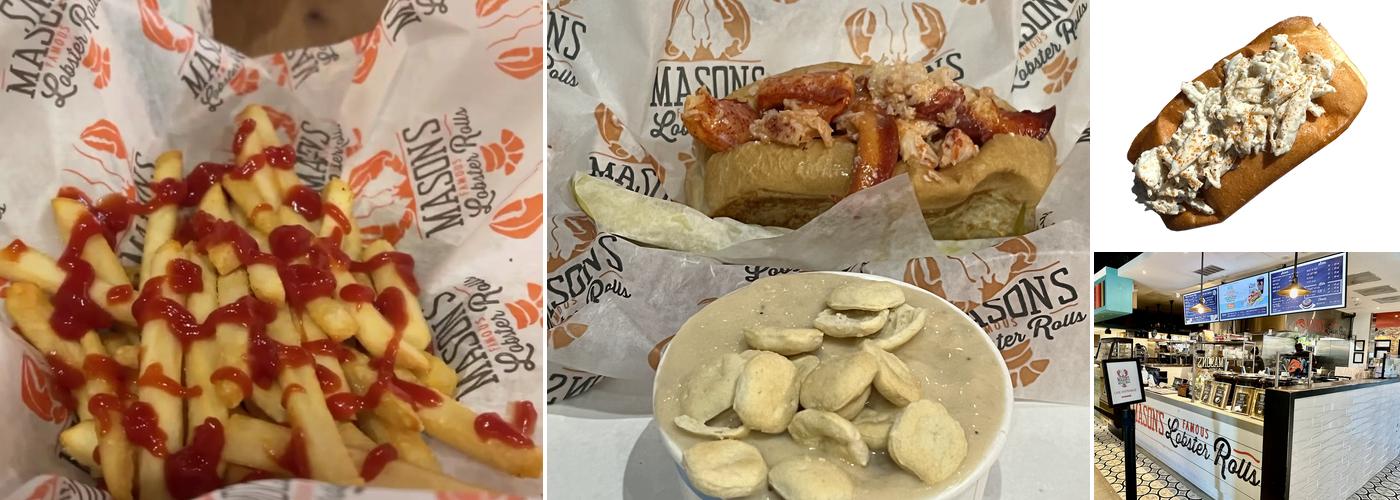 Mason's Famous Lobster Rolls Menu