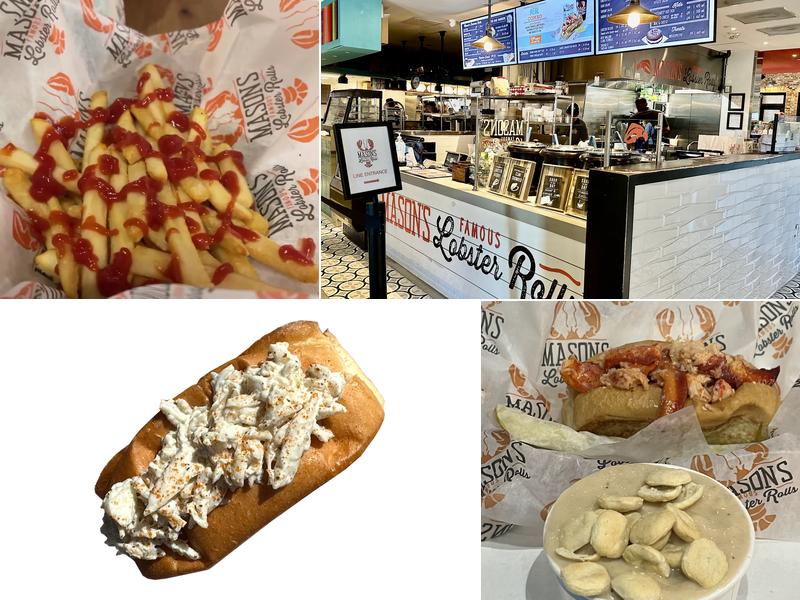 Mason's Famous Lobster Rolls Menu