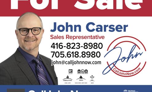 John Carser, Sales Representative, RE/MAX REALTRON REALTY INC. Brokerage