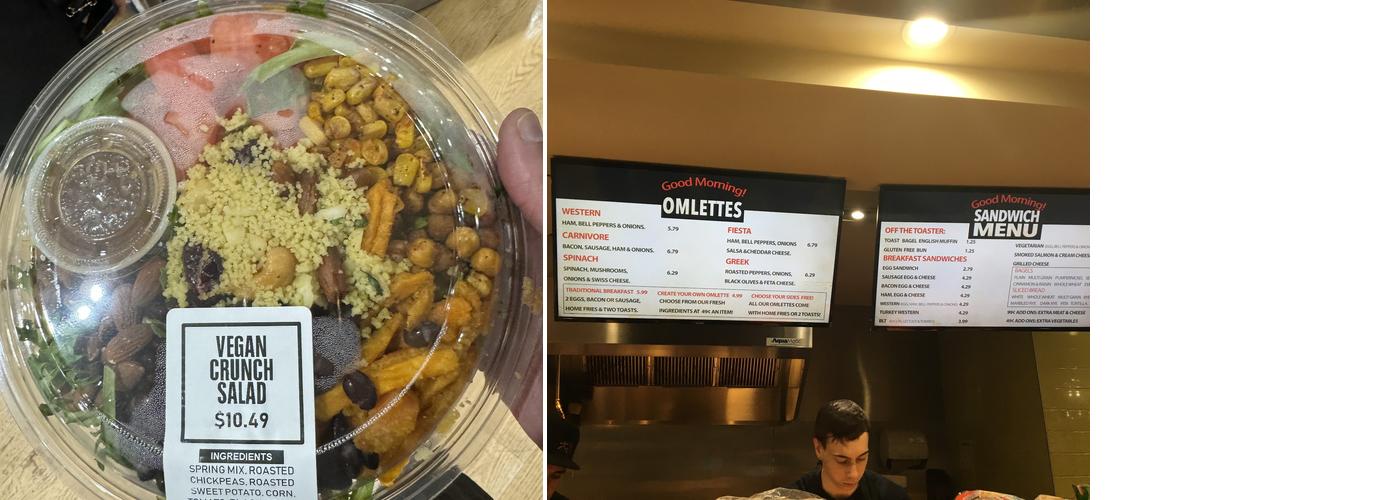 Olly Fresco's Royal Bank Plaza Menu