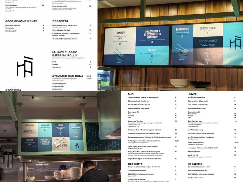 HÀ Menu
