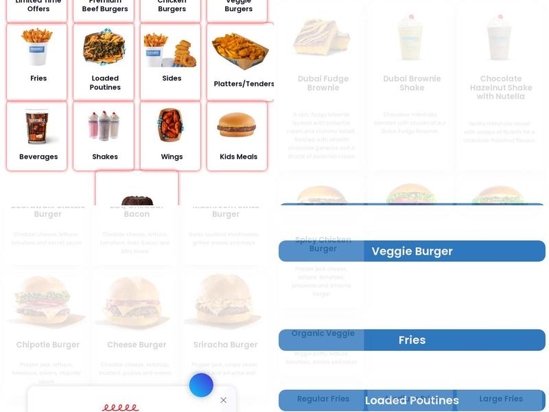 Boardwalk Burgers Waterloo Menu