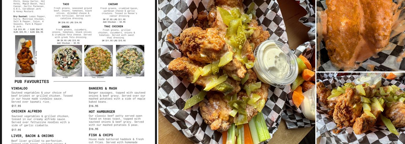 Roxy's Tap &Grill Menu