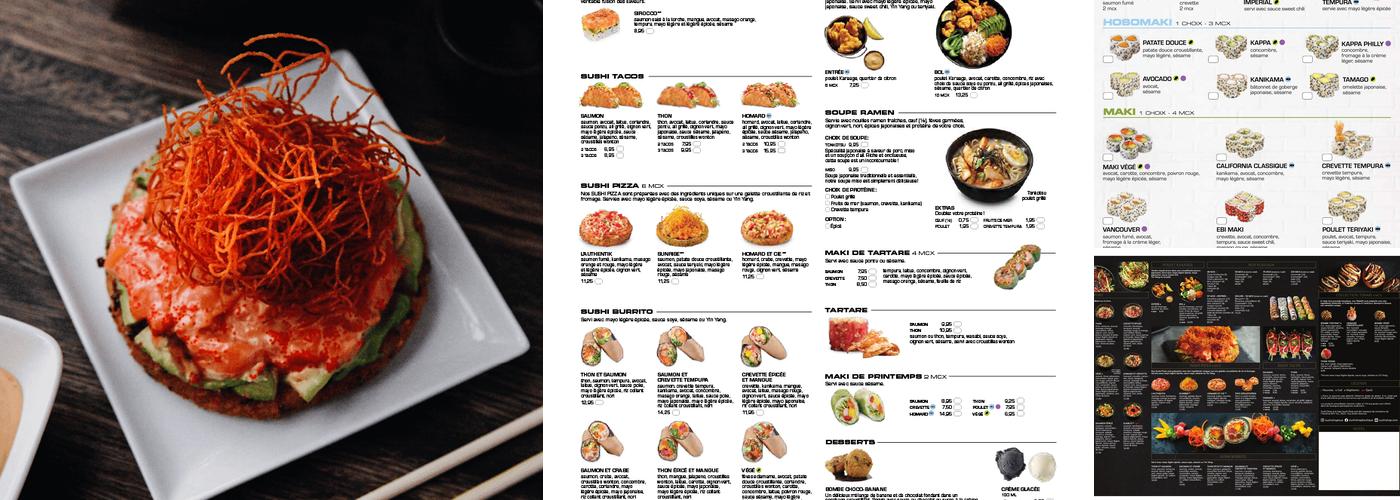 Sushi Shop Salaberry Menu