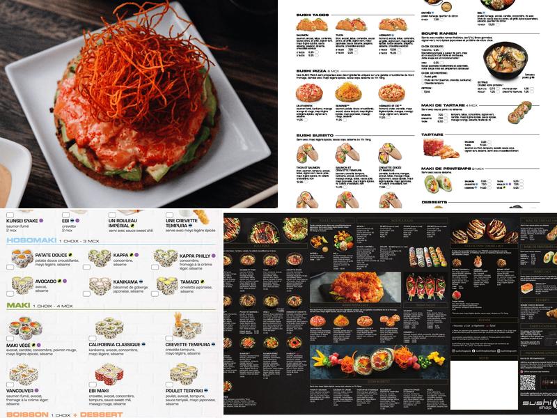 Sushi Shop Salaberry Menu