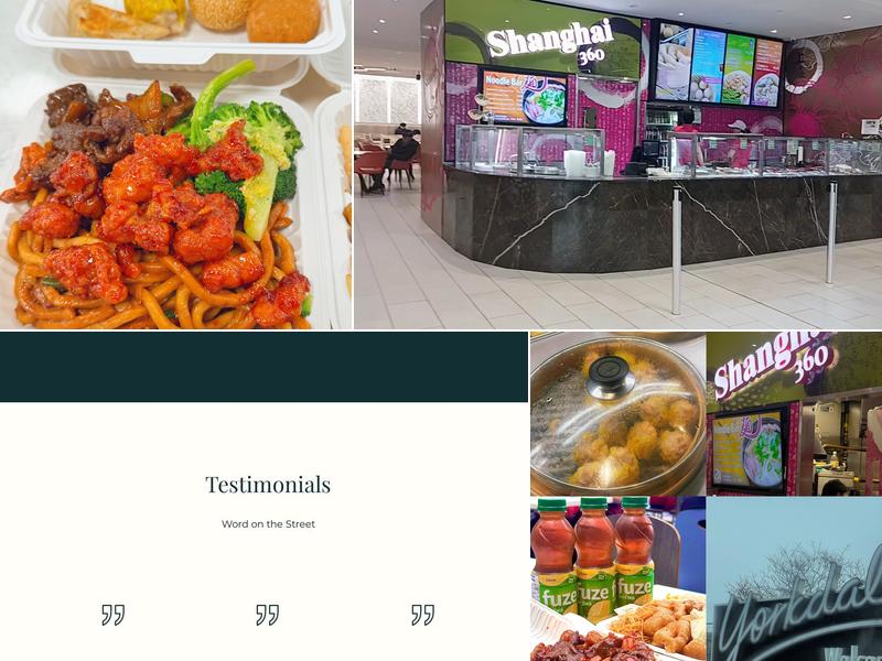 Shanghai 360 Menu