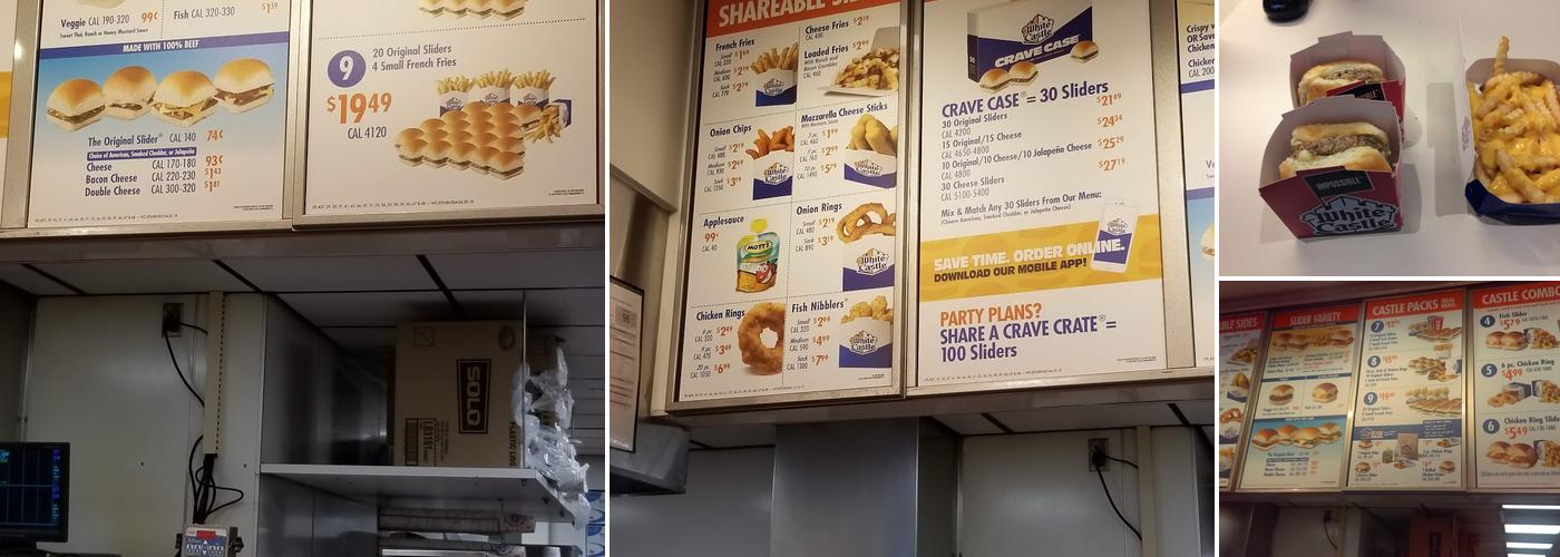 White Castle Menu
