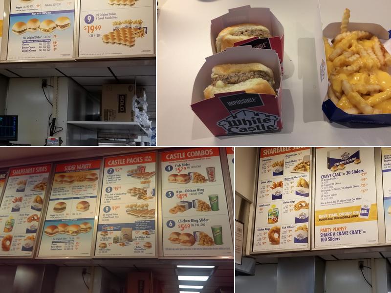 White Castle Menu
