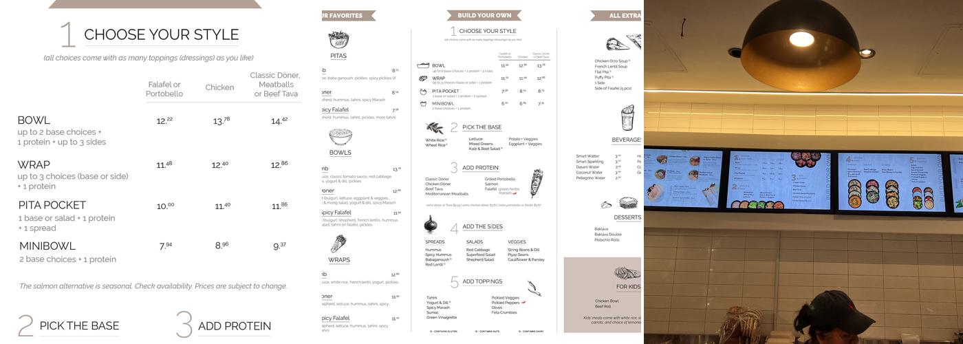 DILL & PARSLEY Menu