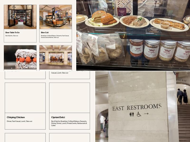 Dining Concourse Menu