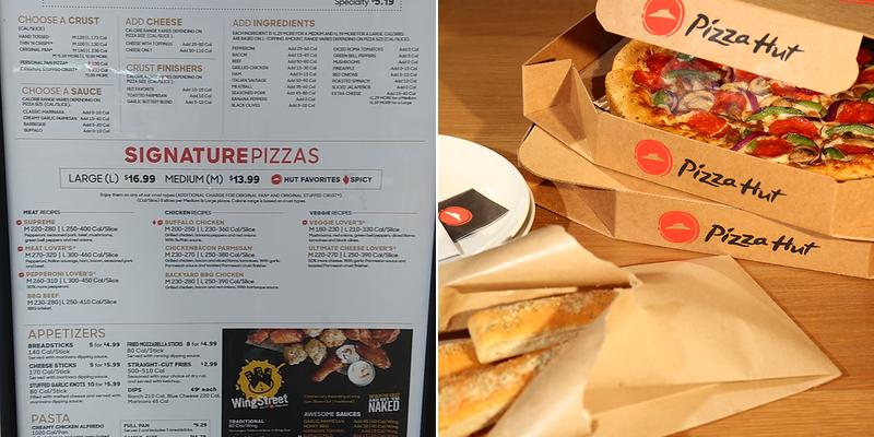 Pizza Hut Menu