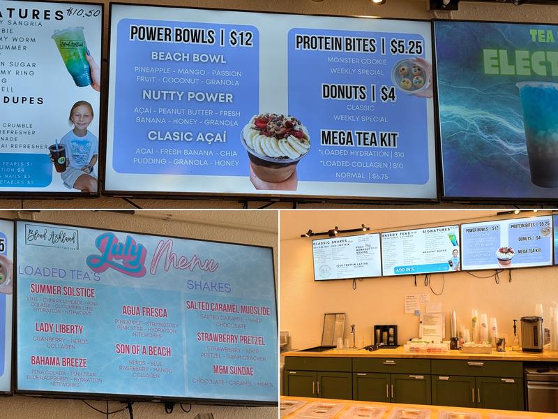 Blend Ashland Menu