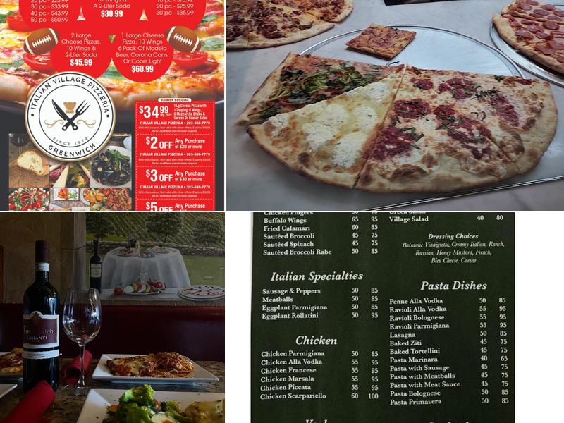 Italian Village Pizzeria Menu