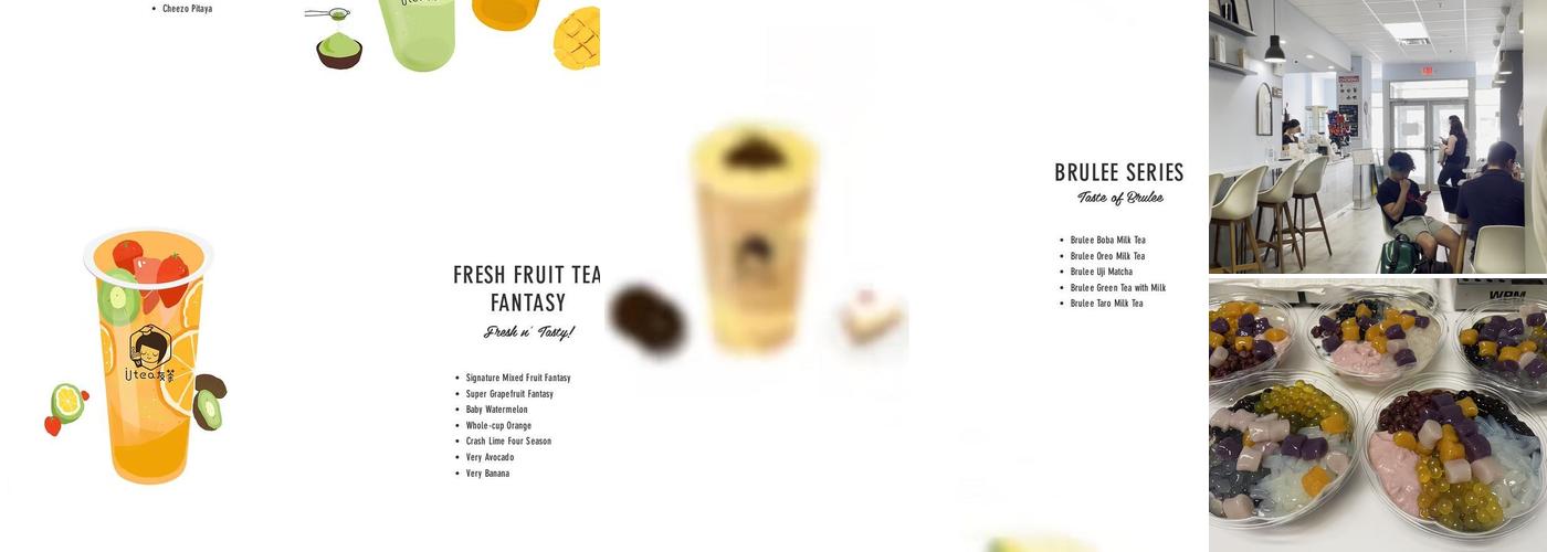 U Tea Bubble Tea Menu