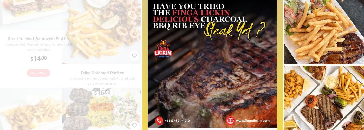 Finga Lickin' Menu