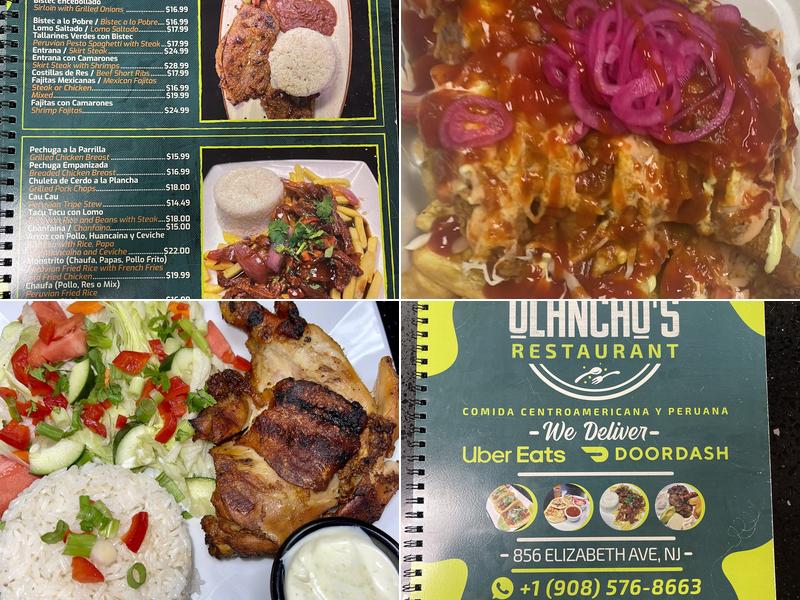 Olancho's Menu