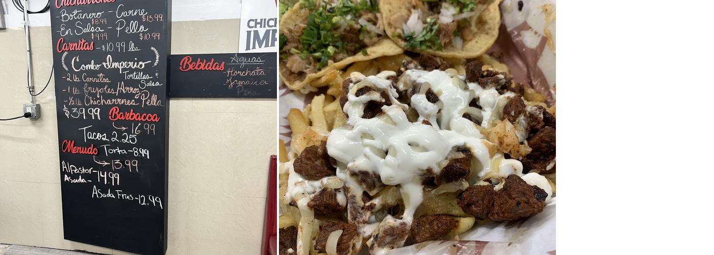 Chicharrones Imperio Menu