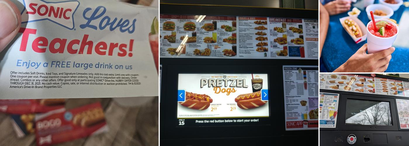 Sonic Drive-In Menu