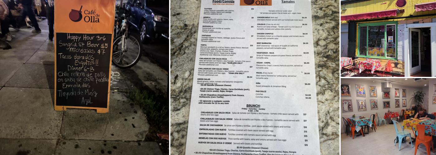 Café de Olla Menu
