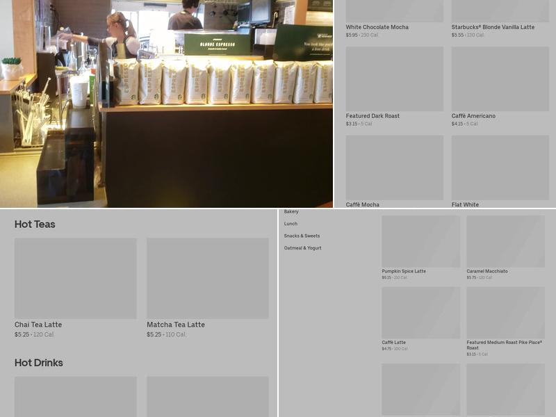 Starbucks Menu