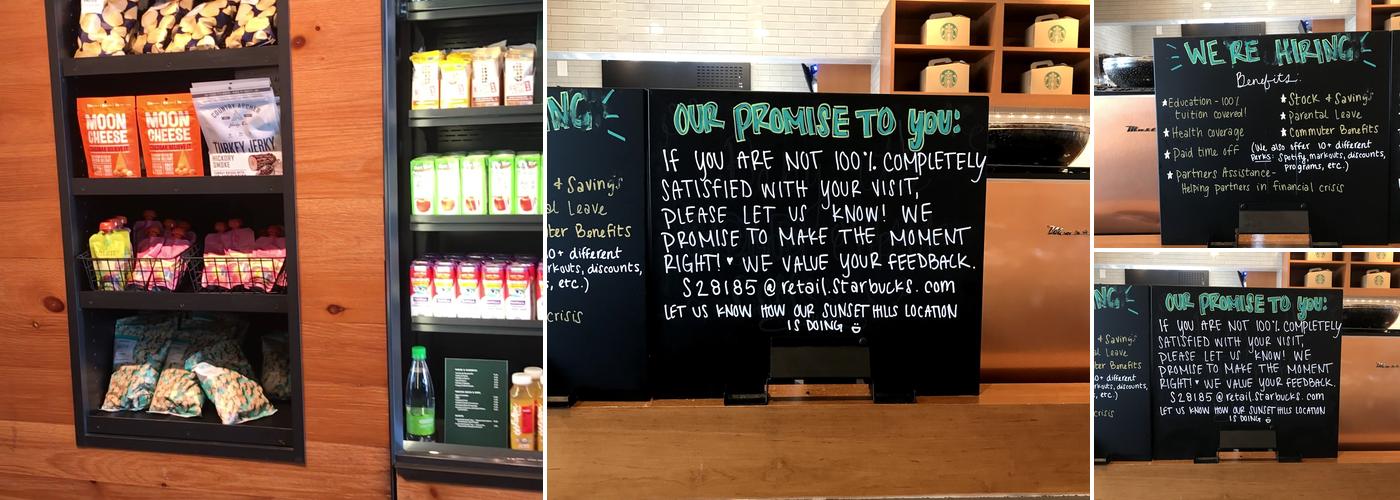 Starbucks Menu