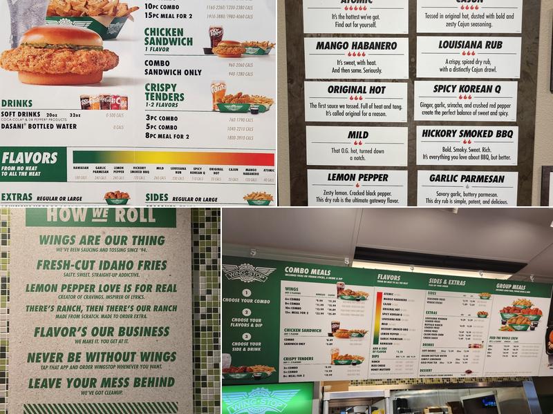 Wingstop Menu