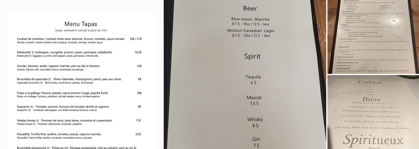 La Molette Menu