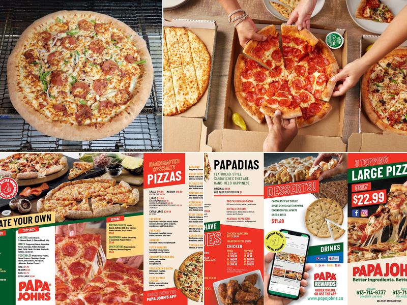 Papa Johns Pizza Menu