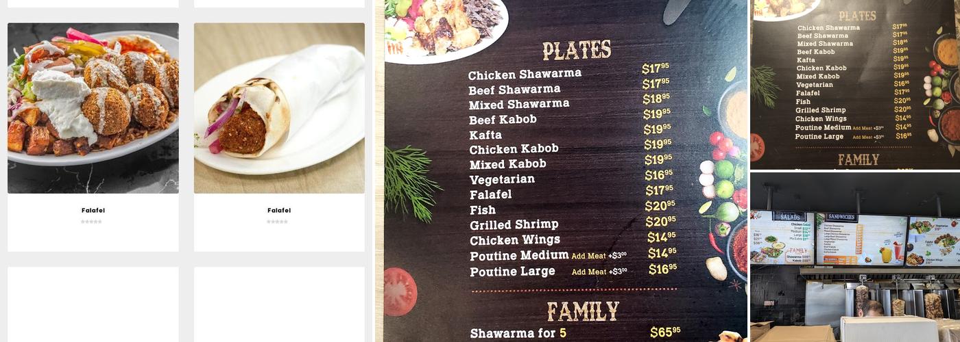 GRILLED SHAWARMA Menu