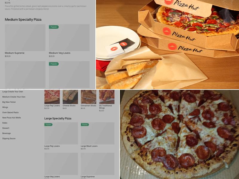 Pizza Hut Menu