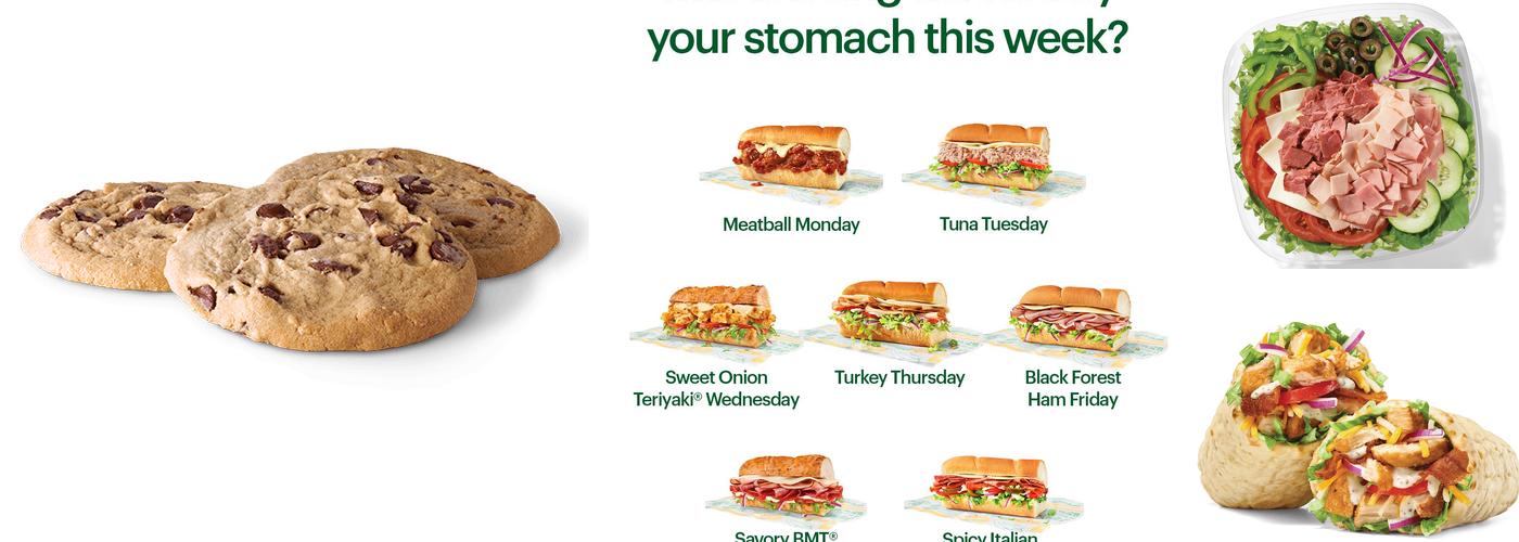 Subway Menu