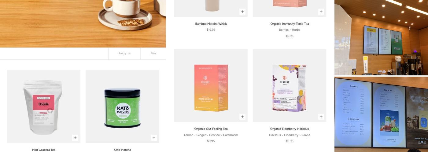 Pilot Coffee Roasters Menu