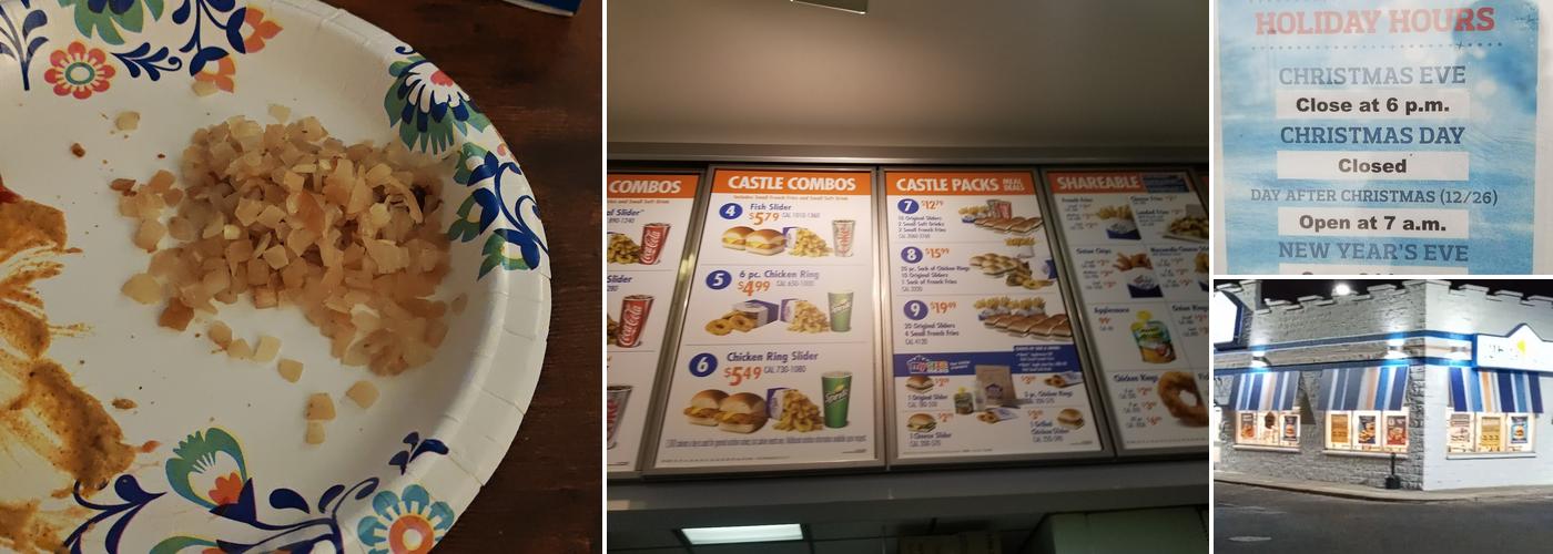 White Castle Menu