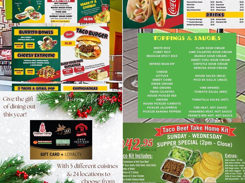 Habaneros Modern Taco Bar Menu
