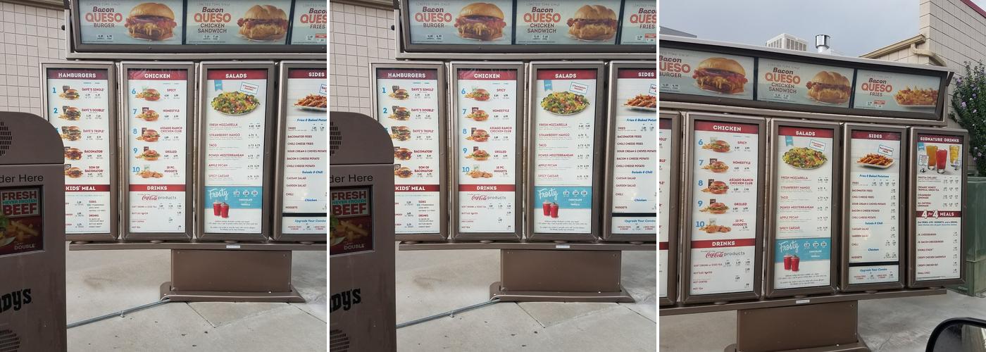 Wendy's Menu