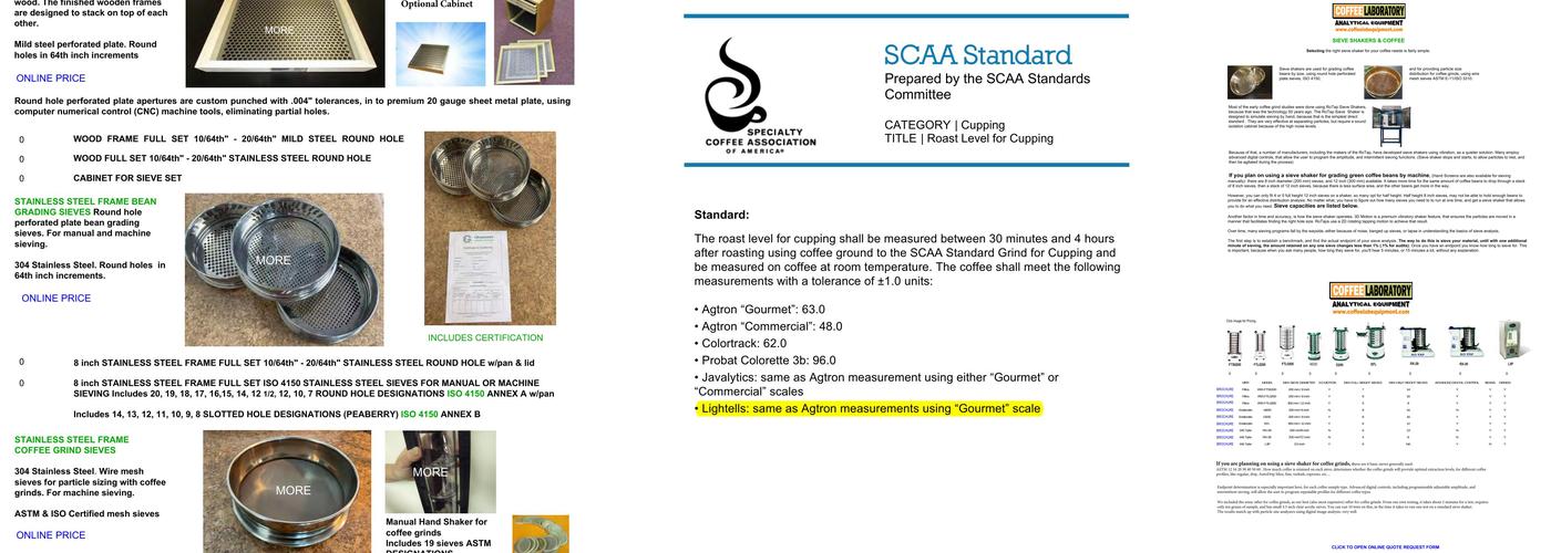 COFFEE LABORATORY Menu