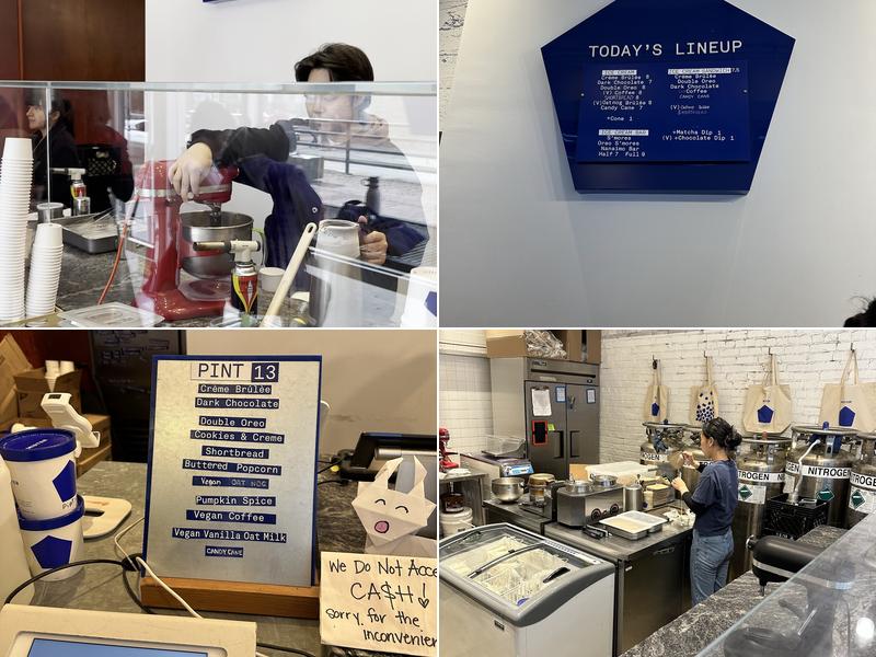 Mister Ice Cream Bar Menu