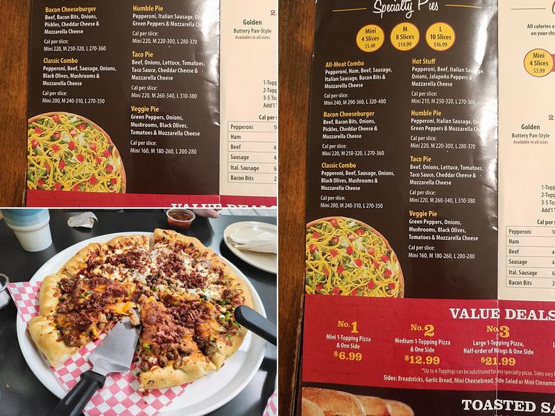 Godfather's Pizza Menu