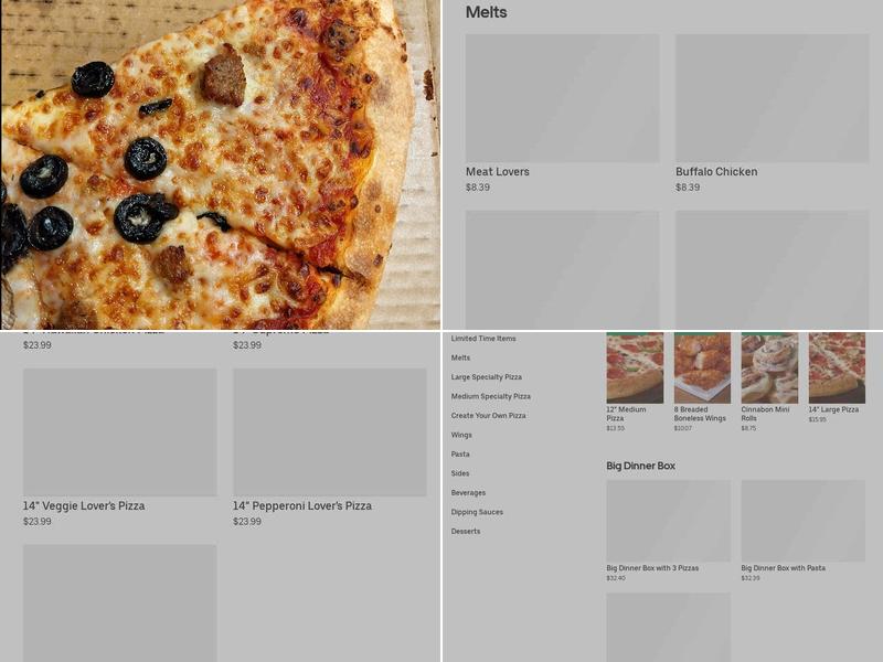 Pizza Hut Menu