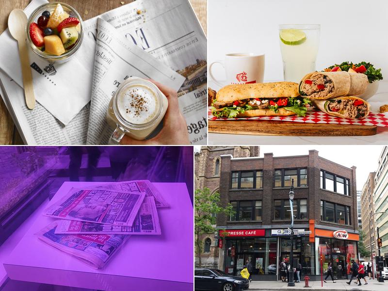 Presse Café - St-James Menu