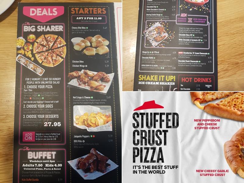 Pizza Hut Menu