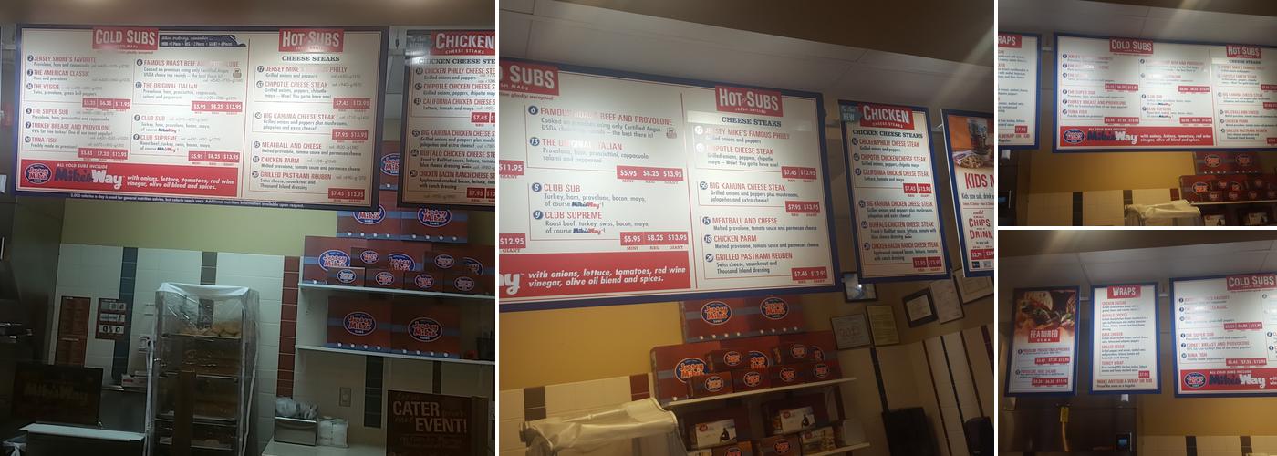 Jersey Mike's Subs Menu