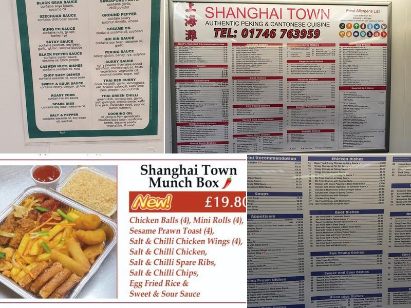 Shanghai Town Menu