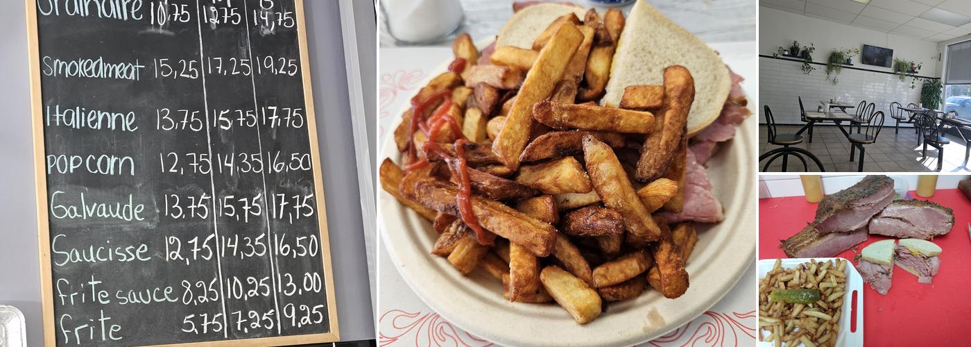 Restaurant Shawinigan Smoked Meat Menu