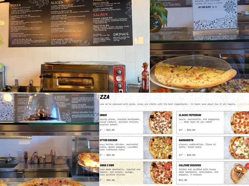 District Pizza Menu