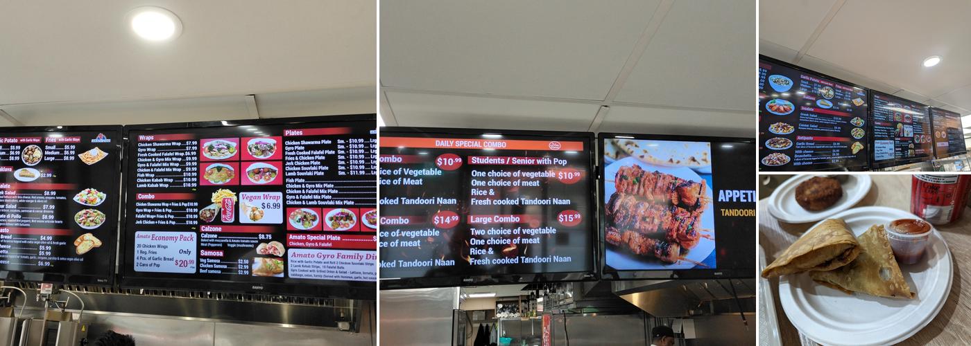 Amato Gyro Menu
