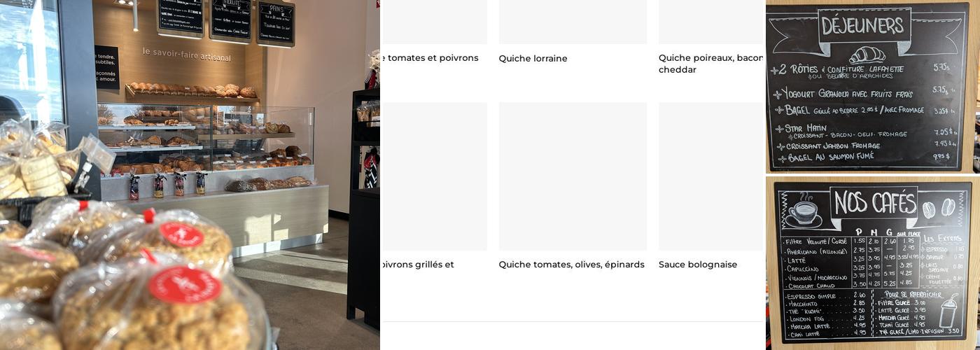 Les Moulins La Fayette St-hyacinthe Menu