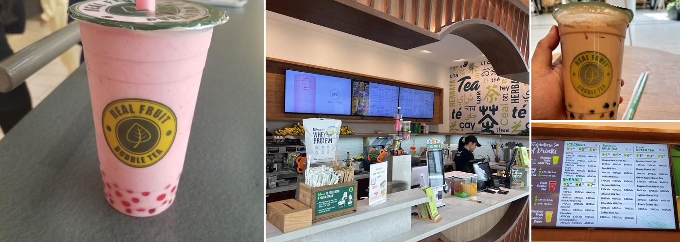 Real Fruit Bubble Tea Menu