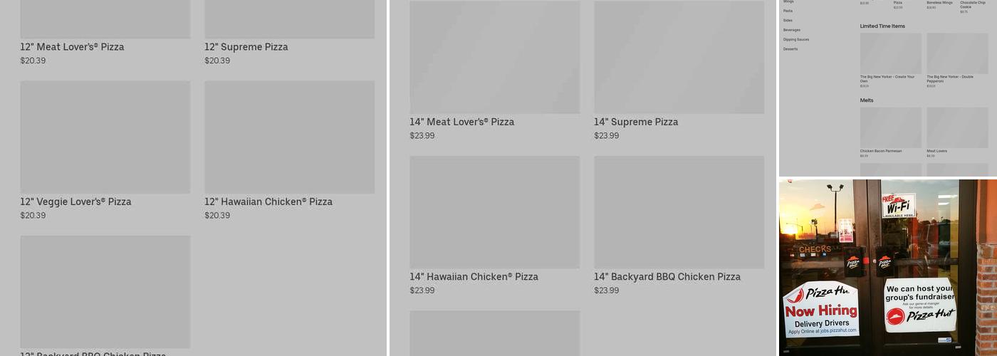 Pizza Hut Menu