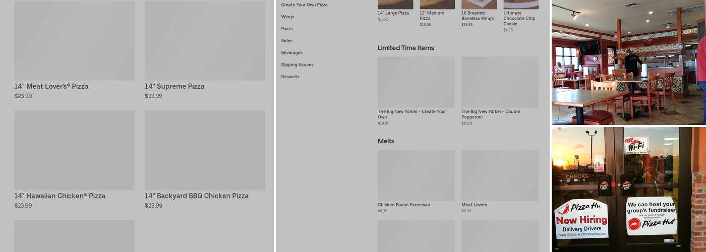 Pizza Hut Menu